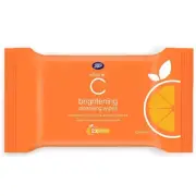 Boots Vitamin C Brightening cleansing wipes 20 sheets X 3