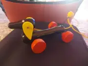 Brio Wooden Pull Along Dachshund Sausage Dog