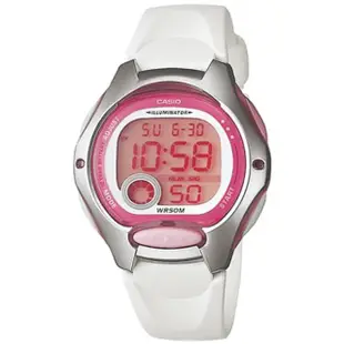 【CASIO 卡西歐】多功能輕巧電子錶(白-LW-200-7A)