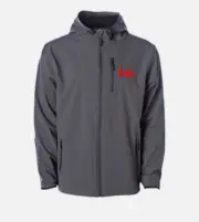 Heckler Koch HK Logo GRAY Hooded Soft Shell Jacket Waterproof Tactical Size XL