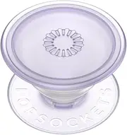 PopSockets: PopGrip Plant - Expanding Stand and Grip Made with Plant Based Materials with a Swappable Top for Smartphones and Tablets - Dusty Lavender