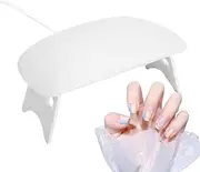 LED Nail Lamp - Nail Arts Lamp | 6W UV LED Nail Lamp Nail Dryer for Gel Nail Polish UV Light for Nails with 2 Timers for Women Girls