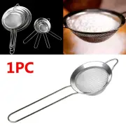 DIY Tools Sieve Sifter Flour Strainer Mesh Stainless Steel Colander