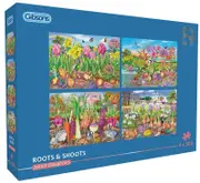 Gibsons - Roots & Shoots Puzzle 4 x 500pc
