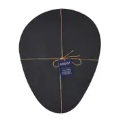 4pc Mikasa Curved Pebble-Shaped 38 x 30cm Kitchen Dining Placemats, Grey