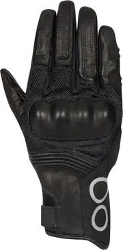 Bering Pitts Mesh Motorcycle Gloves, black, Size L for Men
