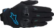 Alpinestars Stella Sp X 3 Ladies Motorcycle Gloves, black-blue, Size XL for Women Black Blue