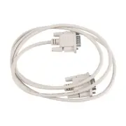 1.4M RS232 DB9 9 Pin Male to VGA Video 15 Pin Male Adapter Cable Light Gray E1B3