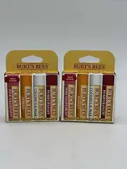 Burt's Bees Superfruit Moisturizing Lip Balms 4 Each Box 2PK (8 in total)