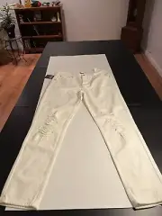 BooHooMan.White Denim Jeans.men’s.sz.32R