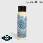 UNITED BY BLUE 22OZ 不鏽鋼保溫瓶 707-279｜609-海浪-米 (650ML)