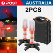 2PCS LED Car Emergency Strobe Warning Light Flash Flares Beacon Wayside Safety
