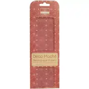 Deco Mache Paper 10.25"X14.75" 3/Pkg-Love Letters, Hearts, Set Of 3