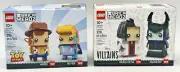 LEGO BRICKHEADZ 40553 WOODY/ BO PEEP & 40620 CRUELLA DE VIL/ MALEFICENT NISB