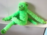 Monkey Toy Plush Hanging Stuffed Animal Plush Toy Green Gifts for Kids Christmas