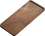 13.8 Inch Solid Wood Serving Platter and Natural Acacia Wood Tray Rectangular Design Charcuterie Boards Large Handmade 100 Percent Acacia Wood Smooth Surface Durable Easy to Clean