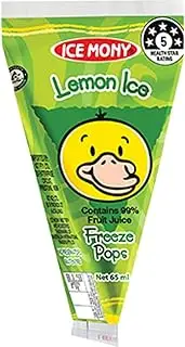Ice Mony Lemon Ice Freeze Pops 65ml x 72
