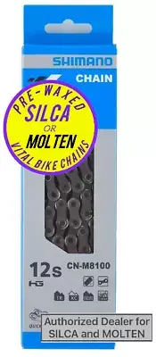 Shimano Ultegra XT M8100 Chain 12 speed - SILCA or MOLTEN SPEED wax