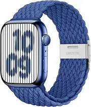 XMUXI Compatible with Apple Watch Series 8 Band 45mm 41mm Braided Nylon Replacement Watch Strap compatible with IWatch 9 Straps Ultra 49mm SE 9 8 7 6 5 4 44mm 40mm Watch Belt