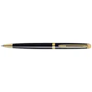 Waterman Hemisphere Ballpoint Pen Black with Gold Trim