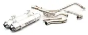 Trinity Dual Full System Exhaust Muffler For Kawasaki Teryx KRF750B 2012-24