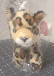 NWT Aurora World Amazon Jaguar 6" Plush Plushie Sealed In Manufacturers Bag