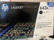 Q5950A OEM HP Black Toner Cartridge. HP 643 Black Sealed box with small dents