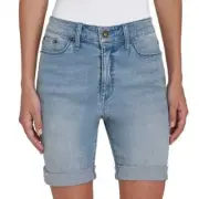 DKNY Ladies' Denim Bermuda Shorts (Select Color / Size: 2-16) FAST SHIPPING