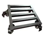 Game Office Computer Tower Stand PC Case Holder Stand Heavy-Duty with Wheels
