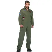 Top Gun Flight Suit Costume Licensed - Adult Mens