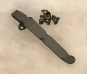 Gray Titanium Deep Pocket Clip & Gray Screws Set For Benchmade 570 Presidio II