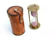 vintage brass hourglass sand timer Maritime Hour Glass Vintage Sand Clock Gift