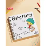 POPMART泡泡瑪特BABY MOLLY當我三歲時系列塗鴉本文具周邊禮物 2YSB