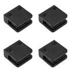 Square Glass Clip Clamp Bracket Flat 304 Stainless Steel Balustrade Pool Fence