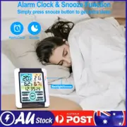 Wireless Weather Stations Clock Digital Indoor & Outdoor Thermometer Hygrometers