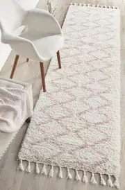 Saffron Pink 11 Runner Rug - Stylish & Chic Hallway Touch