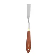 Painting Palette Knife 2.76" x 0.67" Stainless Steel Flat Blade