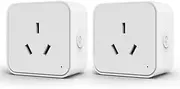 JR INTL Smart Plug, WiFi Outlet with Energy Monitor, Compatible with Alexa & Google Assistant, Smart Outlet with Timer & App Remote Control, WiFi Outlet for Home, No Hub Required (2)