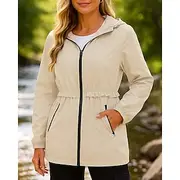 Women's Hiking Jacket rain coat Trench Coat Outdoor Waterproof Windproof Lightweight Hiking Outfits Hiking Clothes Winter Autumn / Fall Top Camping / Hiking /