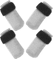 Paw Covers - Adjustable Mesh Cat Claw Protectors | Adjustable Mesh Cat Foot Covers, Anti-Scratch Cat Claw Protectors 4X for Cat Claw Care