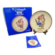1976 Goebel HUMMEL Collector Plate~ 6th Annual~ APPLE TREE GIRL #269 ~ MIB
