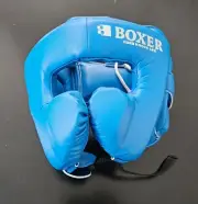 Isami Boxing/Kickboxing/Muay Thai Head Guard - Professional Grade Japan - Blue