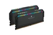 Corsair CMT64GX5M2B6600C32 64GB (2x32GB) Dominator Platinum RGB DDR5 Black Desktop Memory 6600MHz