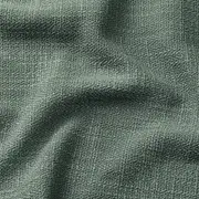 HYLTARP cover for 2-seat sofa-bed, Hemmesta grey-green