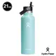 Hydro Flask 21oz標準口吸管真空保溫鋼瓶/ 露水綠