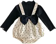 CHIC KIDS(シックキッズ) Ensemble Girls Polca Dot Ribbon Pants Set