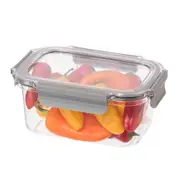 Oggi Clarity 20cm/1.2L Food Storage Container Stackable Pantry Organiser Clear