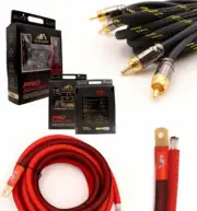 ELITE AUDIO 0 GAUGE AWG 100% OFC CAR AMP WIRE INSTALL KIT AMPLIFIER INSTALLATION