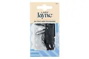 Lady Jayne Black Snagless Elastomer Elastics - Pk50