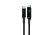 ACEFAST Nylon Braided Digital Display Charging Data Cable C6-03 USB-C to USB-C 100W